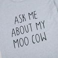 thumbnail image 5 of YUEHUA girls crew neck short sleeve ASK ME ABOUT MY COW Children's Novelty Funny Humor Flip T Shirt Round Neck Short Sleeved T Shirt 3 To 14 Years Old Children, 5 of 8