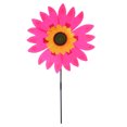thumbnail image 1 of 36 cm diy girasol molino de viento viento rotator ni?o patio de juegos al aire libre rosa roja Sunnimix Juguete del molino de viento con girasol, 1 of 7