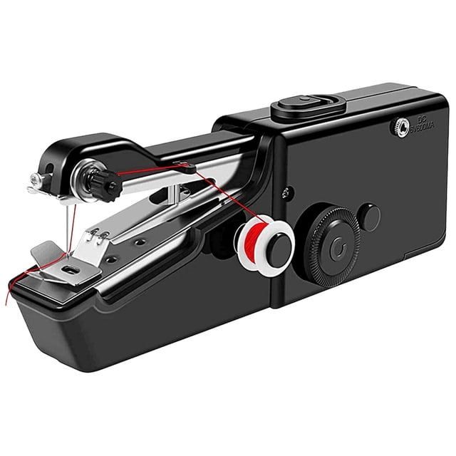 Máquina Coser Mano Mini JShteea Máquina Coser Eléctrica para Viajes A Casa negro