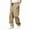Khaki, variant on Fnooota Men's Athletic Pants, Casual Drawstring Elastic Waist Relaxed Fit Straight Leg Pants Khaki Size S-2XL