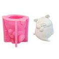 thumbnail image 1 of Silicone Moulds Shy Pig Candle Molds Handmade Epoxy Resin Molds Ornament Plasters Molds Castings Molds Soap Molds, 1 of 4