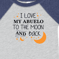 thumbnail image 4 of Inktastic I Love My Abuelo to the Moon and Back Boys or Girls Baby Bodysuit, 4 of 5