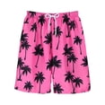 thumbnail image 2 of Lullu Boys Hawaii Beach Swim Trunks with Compression Liner Quick Drying Swim Shorts, 2 of 8