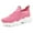 Pink, variant on Daznico Women's Breathable Mesh Sneakers - Slip-On Walking Shoes with Thick Cushioned Sole for All-Day Comfort,Color:Pink,Size:8