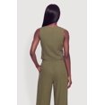thumbnail image 4 of Women's Linen Button Front Blazer Vest, 4 of 4