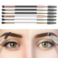 thumbnail image 1 of Washranp 3Pcs Double Ended Eyebrow Brush with Spoolie Eyelash Curler,Angled Brow Brush Multifunctional Curly Lash Wood Eyebrow Brushes for Women Makeup Brush, 1 of 6