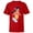 Red, variant on Disney Junior’s Ariel Friend Lucia Mermaid Big Image - Short Sleeve T-Shirt for Kids - Customized-White