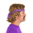 thumbnail image 4 of Dodgeball White Goodman Wig and Mustache Kit, 4 of 14