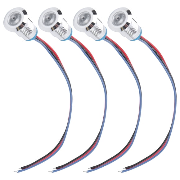 Octpeak Précâblés LEDs Ronds, Précis Stable Imperméables LEDs Ronds pour Cnc Machines-Outils pour Commutateurs de Contrôle d'Accès pour Modification de Voiture pour Modification d'Ordinateur