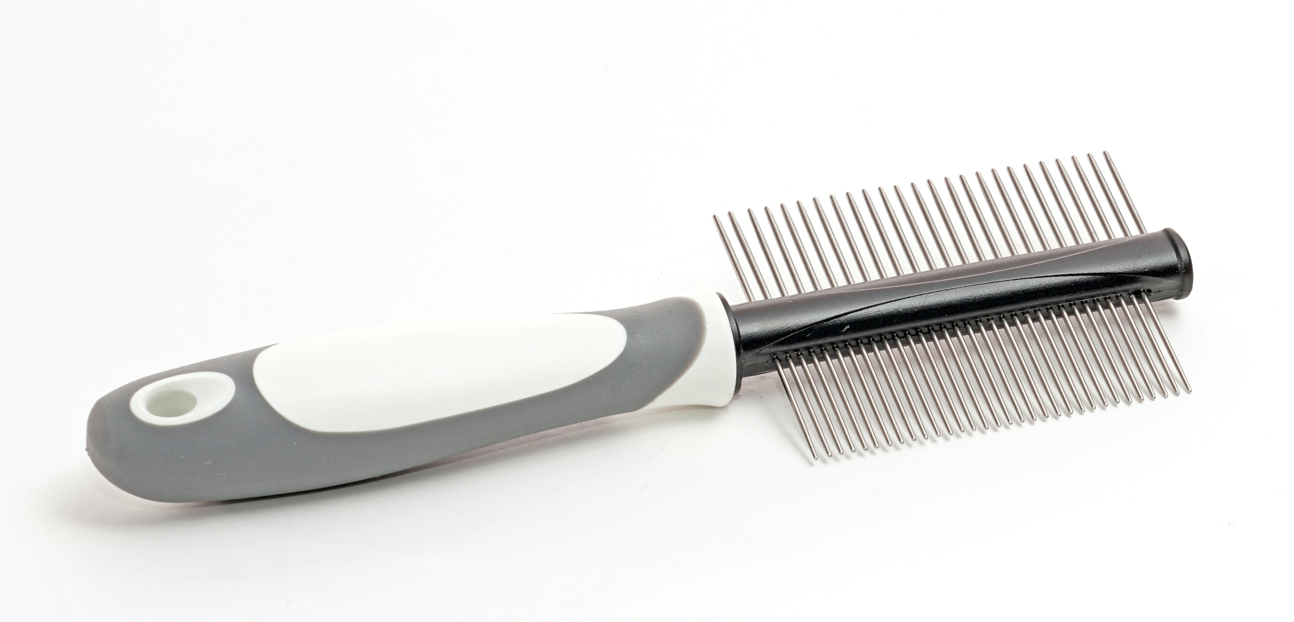 Precious Tails Professional Double Sided Pin & Bristle Brush Comb for Dogs & Cats - Gentle Grooming for All Coat Types