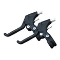 thumbnail image 1 of S SERENABLE 2 Pieces Bike Brake Lever Three Finger Compatibility Replacement Accessories Black, 1 of 9