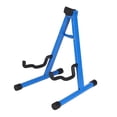 thumbnail image 1 of QualitChoice Foldable Frame Universal Guitar Holder Lightweight Easy To Transport For Musicians On Move Bass Stand Suitable For Home Blue 30x25x37cm, 1 of 6