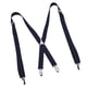 thumbnail image 2 of Tirantes para hombre de aproximadamente 1 x 41,3 pulgadas, antideslizantes, seguros, duraderos, de metal resistente, amplia aplicabilidad, tirantes para vestido para el trabajo, boda, azul marino, 2 of 5