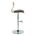 thumbnail image 5 of Folia Adjustable Bar Stool, Chrome Bar Stools, Bar Chairs, Swivel Bar Stools, Bar Stools Set of 2, 5 of 6