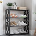thumbnail image 4 of sruoe Shoe Rack, Shoe Rack Organizer, Shoe Rack for Entryway, Shoe Racks Clearance, Shoe Storage, Small Shoe Rack, Free Standing Home Shoe Racks, Stainless Steel Shoe Rack, 4 of 6