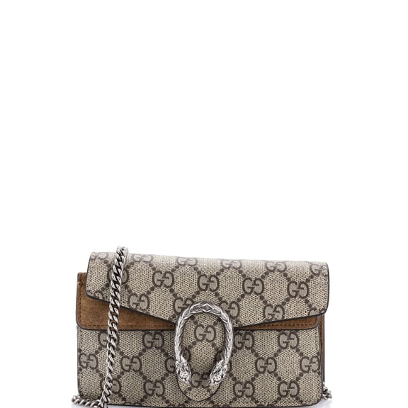 Pre-Owned Dionysus Bag GG Coated Canvas Super Mini By Rebag
