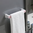 thumbnail image 2 of Storage Rack Wall Mounted Bathroom Hook C, Non Perforated Towel Bath Towel Storage Rack Hanging Wall Type Bathroom Hook Bathroom Towel Storage Rack, 2 of 3