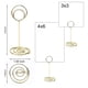 thumbnail image 3 of 10 soportes de metal para números de mesa, tarjeteros, expositores de fotos para decoración de bodas, fiestas y banquetes, 3 of 7