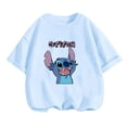 thumbnail image 4 of Lindas camisetas de Stitch, camisetas para niñas de 3 a 14 años, ropa para niñas, camisetas de manga corta para niños, ropa para niños, mono de verano, 4 of 5