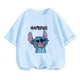 thumbnail image 4 of Lindas camisetas de Stitch, camisetas para niñas de 3 a 14 años, ropa para niñas, camisetas de manga corta para niños, ropa para niños, mono de verano, 4 of 5