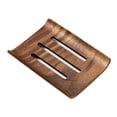 thumbnail image 2 of Jabonera de madera con orificios de drenaje, antideslizante, rústica, decorativa, hecha a mano, ideal para el hogar, la encimera o el hotel., 2 of 8