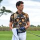 thumbnail image 3 of Fotbe Fiery Skull Trio Camiseta Polo de Golf para Hombre con Estampado – Camisa Deportiva Transpirable con Cuello Abotonado-Small, 3 of 6