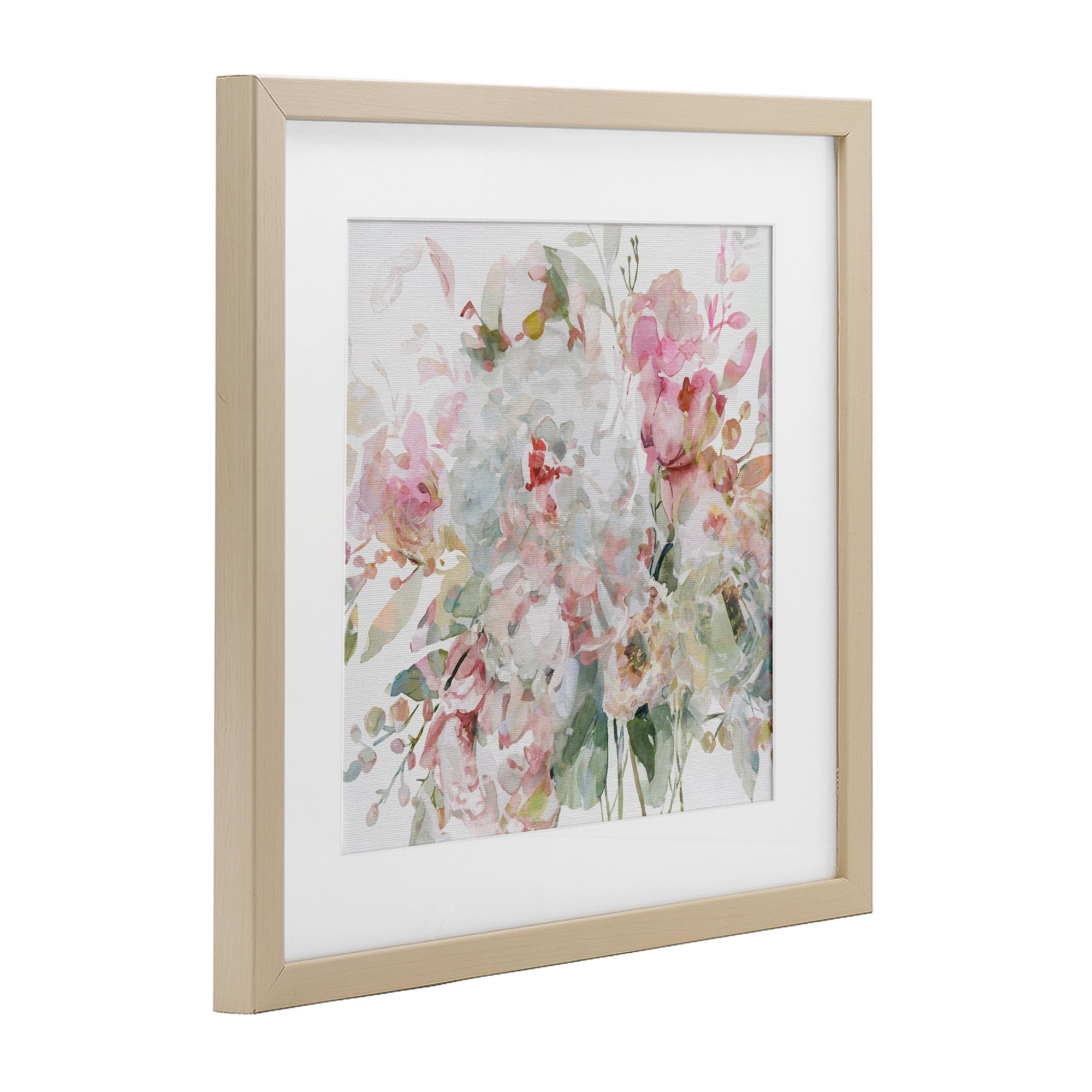 Stupell Industries Romantic Pastel Blossoms Birch Framed Print Under Glass, design by Carol Robinson