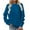 Blue##1, variant on Jsaierl Sweatshirt for Women Loose Fit Solid Color Sweatshirts Crewneck Holiday Sweater Tops Comfort Long Sleeve Shirts