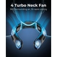 thumbnail image 2 of Ventilador de cuello portátil Jkjoy 4 Turbo, sin aspas, 4000 mAh, recargable por USB, 2 of 7