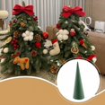 thumbnail image 6 of Floral Tree Cone Christmas Craft Base Sturdy Plastic for DIY Projects Home Table Centerpiece Holiday Decor, 6 of 9