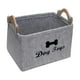 thumbnail image 3 of Organizador de Juguetes para Perros Jinwen Cesta Rectangular para Artículos de Cachorros Hueso Gris, 3 of 8
