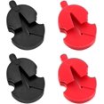 thumbnail image 1 of Rubber Silencer Small Viola Ultra-Quiet Exercise Device Violin Mute Full Size Small Mute Musical Instrument Replacement Red 4PCS, 1 of 5