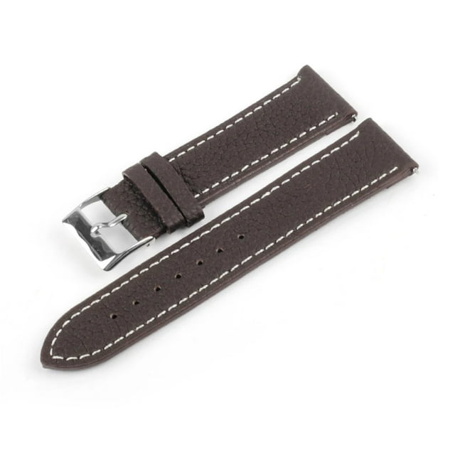 WANGQ Litchi Pattern Soft Genuine Leather Watch Strap Men's Ladies 16mm 18mm Cowhide Watch Band Accessories