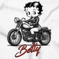 thumbnail image 2 of Betty Boop Vintage Motorcycle Biker Short Sleeve Women's Graphic Tee Brisco Brands S, 2 of 5