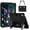 Black+black, variant on REQO Compatible with iPad (A16) 11th/10th Generation 11"/10.9'' 2025/2022 case, Hybrid Shockproof Rugged Case for Kids with Kickstand, Shoulder Strap