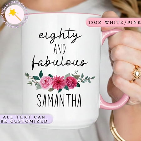80th Birthday Mug Custom 80th Birthday Gift Personalized Eighty Birthday Gifts 80th Birthd