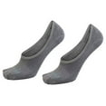 thumbnail image 3 of ZeroSock Mens Bamboo Super Low Invisible Socks With Mesh Ventilation with Anti-Slip Gel Heel Grip (4 Pairs Per Box) (Men's Size 12.5-15, Charcoal Gray), 3 of 9