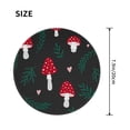 thumbnail image 3 of Disketp Amanita Mushroom Small Mouse Pad 7.9x7.9 Inches,Washable Round Mousepad For Office Laptop Computer,Non-Slip Rubber Base Mouse Pads For Wireless Mouse, 3 of 8