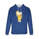 thumbnail image 4 of Sudadera con capucha para hombre, estilo casual, con cuello redondo, estampado, manga larga, blusa de poliéster, 4 of 5