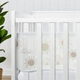 thumbnail image 4 of Sweet Jojo Designs + BreathableBaby Desert Sun Pink Mauve and Taupe Breathable Mesh Crib Liner Pad, 4 of 6