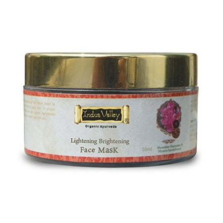 Indus Valley Organic Rose & Chandan Face Pack for Glowing Skin