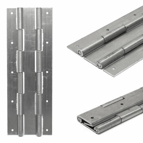 Viaggio Pontoon Boat Dual Piano Hinge | 4 1/4 x 12 Inch 10 GA Aluminum