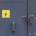 thumbnail image 5 of Unique Bargains Triangle Electrical Shock Risk Warning Sign Self Adhesive Yellow 100mmx100mm Pack of 4, 5 of 5