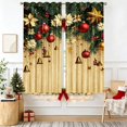 thumbnail image 5 of Christmas Blackout Curtains, 2 Panel Holiday Window Curtain Set, Light Blocking Window Drapes, Seasonal Home Window Decor, 23.6x59 inch, 5 of 6
