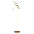 thumbnail image 2 of Garza Floor Lamp Brass Floor Lamp, Modern Style, Works with dimmer (Dimmer Not Included), Steel, Lighting Floor Lamps, 2 of 10