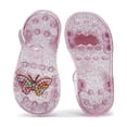 thumbnail image 6 of Princess Mary Jane Jelly Shoes, Open Toe Ballet Flats Birthday Party Dress up Sandals for Little Girls, Toddler or Kids Pink 9.5(25), 6 of 9