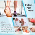 thumbnail image 2 of Reusable Gel Cold Therapy Sock For Hot & Cold Therapy, Ankle Foot Ice Pack Wrap For Injuries, Instant Pain Relief For Achilles Tendonitis, Plantar, 2 of 5