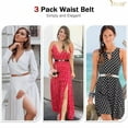 thumbnail image 4 of JASGOOD Skinny Elastic Belts for Women Dresses Retro Stretch Ladies Belt Set of 4, 4 of 10