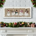 thumbnail image 5 of Snowmen Friends Premium Gallery Wrapped Canvas - Ready to Hang, 5 of 9