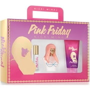 Nicki Minaj Pink Friday Gift Set - 1oz  EDP Eau de Parfum Spray + EDP Rollerball .17oz + Body Lotion 1.7oz